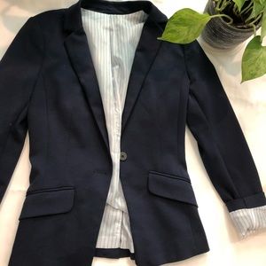H&M Navy Blue Blazer